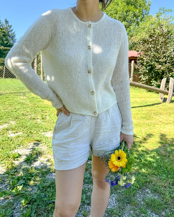 Diane cardigan knitting kit