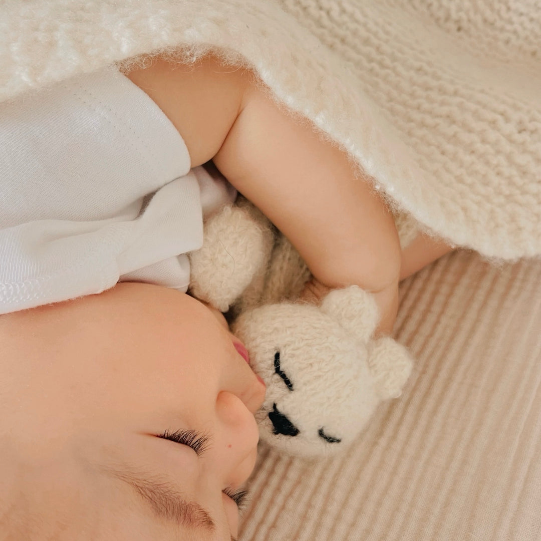 Cashmere baby bear comforter