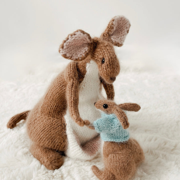 Kanga and Roo knitting kit