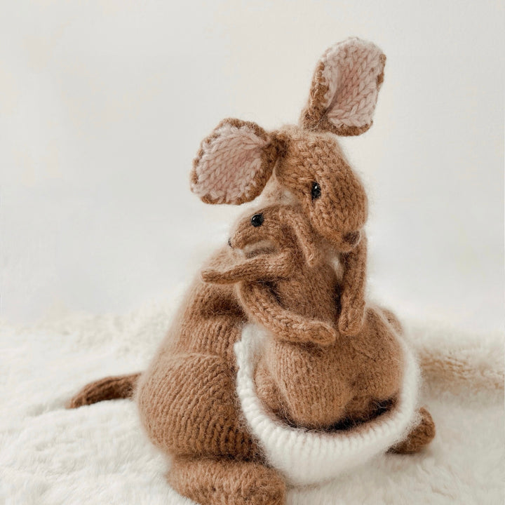 Kanga and Roo knitting kit