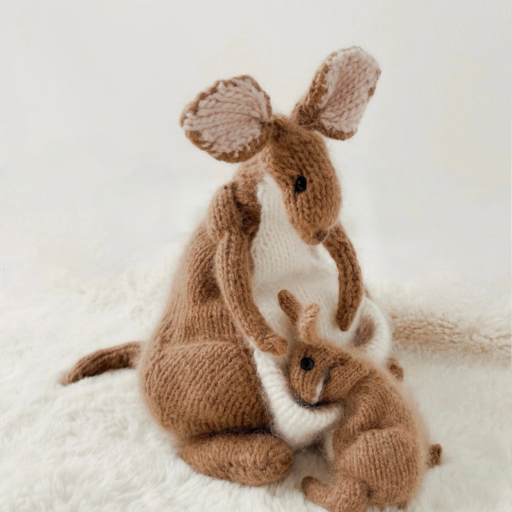 Kanga and Roo knitting kit