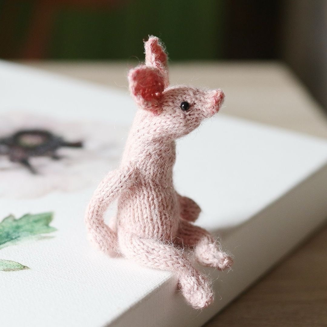 Piglet doll  Knitting Kit ( makes 4 )