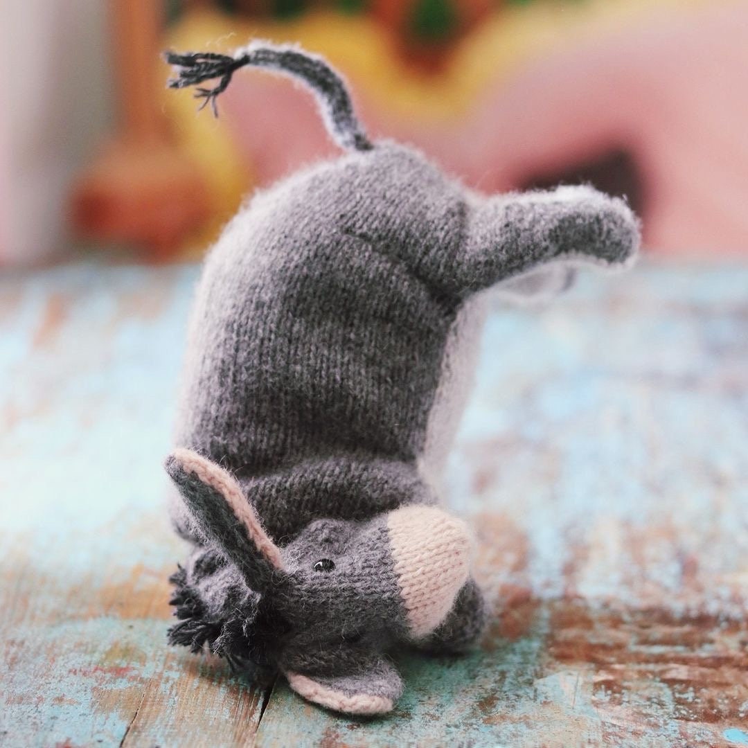 Eeyore Donkey Cashmere Knitting Kit