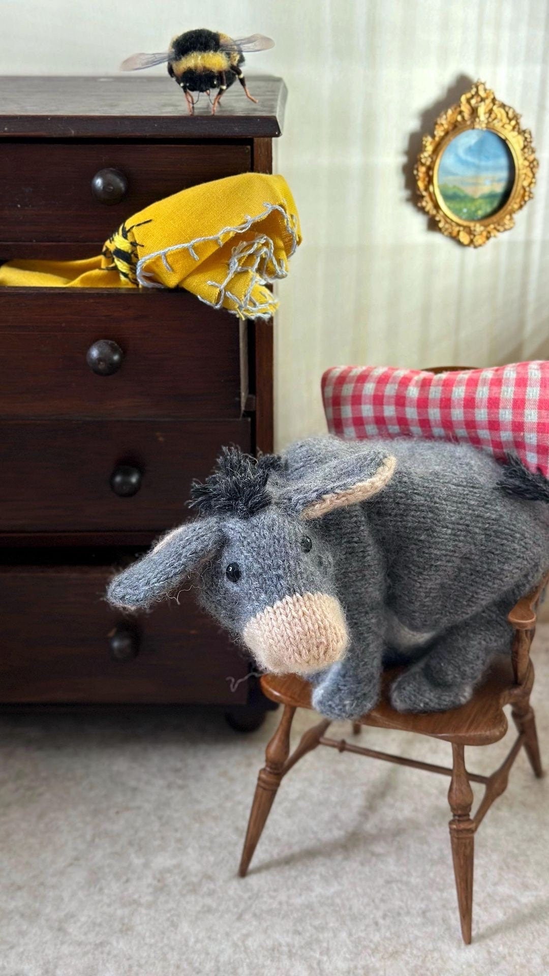 Eeyore Donkey Cashmere Knitting Kit